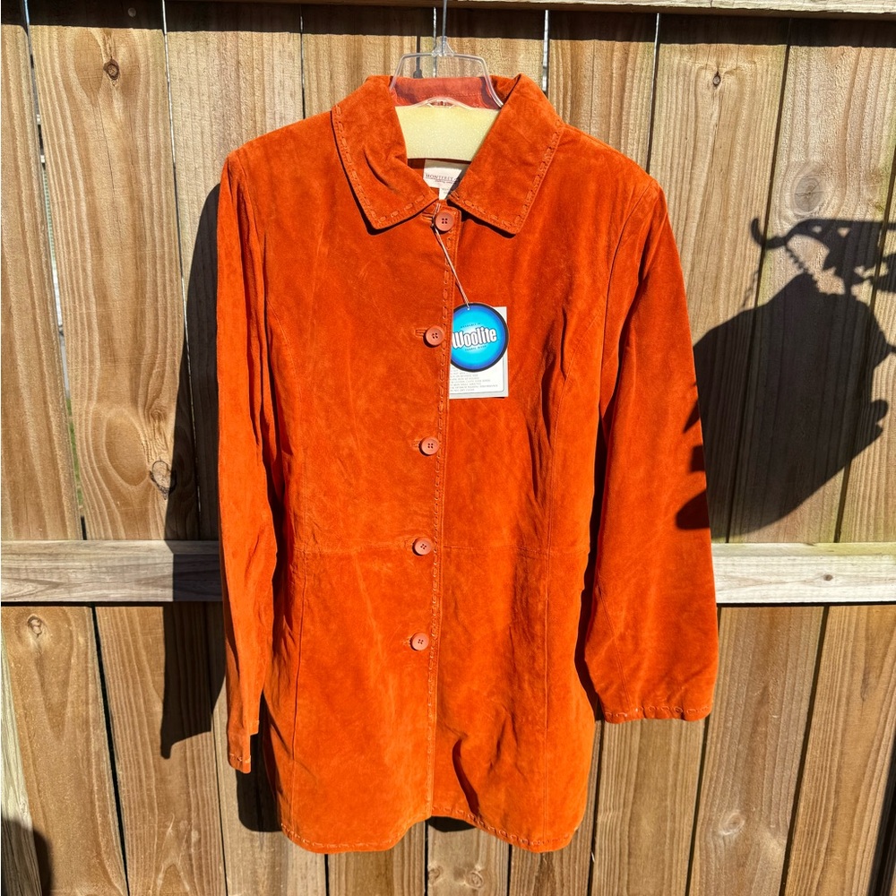 St. John's Bay Orange Suede Jacket